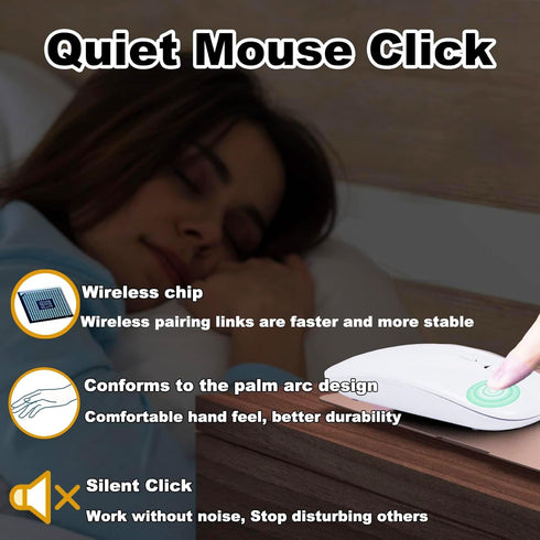 Bluetooth Keyboard and Mouse Combo,Ultra Slim Rechargeable Portable Wireless Keyboard Mouse Set Compact for Android Windows Tablet Cell Phone iPho...