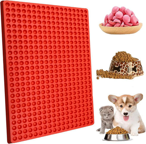 468-Cavity Mini Round Silicone Mold,Chocolate Drops Molds,Dog Treats Baking,Semi Sphere Gummy Candy Molds for Small Jelly, Cookie, Candy, Biscuit...