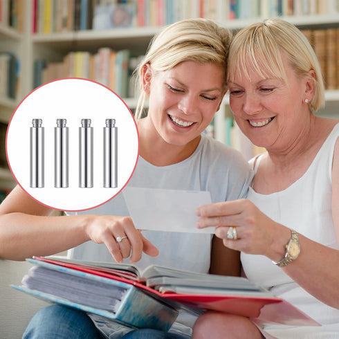 20 Pieces Album-scrapbook Extension Posts Screws Album Extension Replacements for Post-bound Refillable Photo Album Compatible with Photo Albums(3...