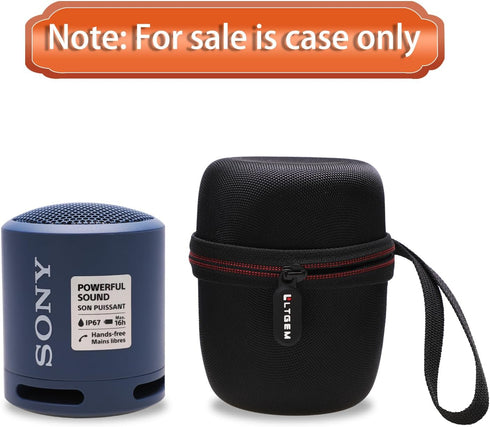 LTGEM Hard Case for Sony SRS-XB13/XB100/XB12/XB10 EXTRA BASS Wireless Bluetooth Portable Lightweight Compact Travel Speaker - Travel Protective Ca...