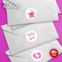 324 Pink Its a Girl Baby Shower Favors Stickers for Baby Shower Or Baby Sprinkle Party Decorations, Baby Shower Kisses Stickers, Baby Shower Pink ...