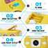 Kids School Bus Bubble Maker Machine with Musical Sliding Action - Outdoor Summer Toys for Toddlers Bubble Machine for Kids Toddler Toys Baby & To...