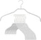 MAWA Ft Reston Lloyd Silhouette Series Non-Slip Space Saving Clothes Hanger for Shirts and Dresses, Style 41/F, Set of 10, White...