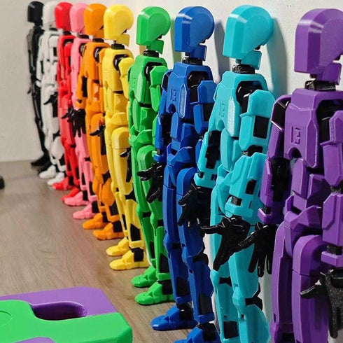 Lucky 13 Action Figures - (Assembly Completed) Titan 13 Action Figure, T13 Action Figure 3D Printed Multi-Jointed Movable,Desktop Decorations for ...