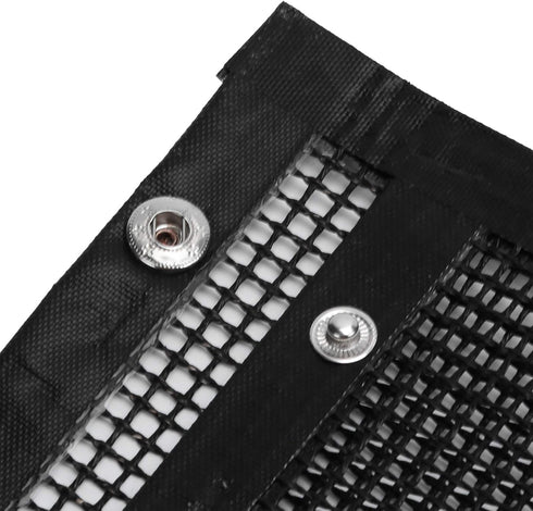 Grill Mesh Bag, Non-Stick BBQ Mesh Grill Bags, High Temperature Resistance Grilling PTFE Bag Reusable Barbecue Bags Indoor Outdoor Charcoal Barbec...