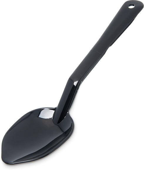 Carlisle FoodService Products 441003 High Heat Solid Plastic Spoon, 11", Black...