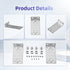 19" Rack Mount Kit for Cisco Switches 2960-X/2960-XR Series and 3650/3850 Series Universal Rack Ears...