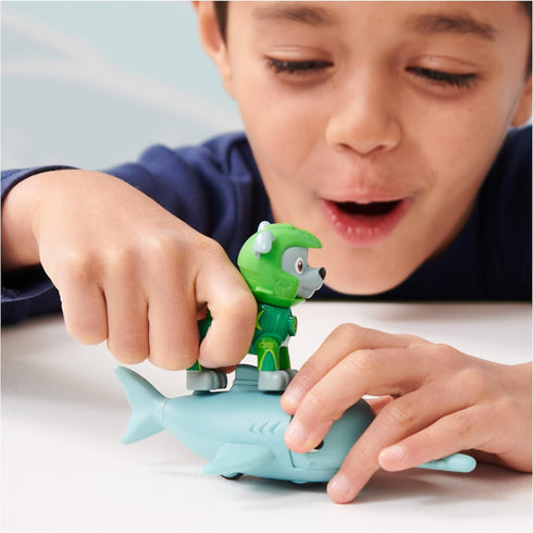 Paw Patrol, Aqua Pups Rocky and Sawfish Action Figures Set, Kids Toys for Ages 3 and up...