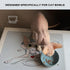 Silicone Cat Serving Mat – Waterproof and Anti-Slip, Ideal for Cat Bowls, 18 * 13" (White)...