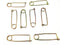NRC&XRC Brooch Shape Cotter Safety Pins Quick Lock Fastener for Farm Lawn Garden Hitch (1/8 x 3-1/8 x 1-1/5 inch 8pcs)...