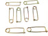 NRC&XRC Brooch Shape Cotter Safety Pins Quick Lock Fastener for Farm Lawn Garden Hitch (1/8 x 3-1/8 x 1-1/5 inch 8pcs)...