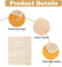 24pcs Spice Bags for Cooking, 3.86x3.15 Inch Drawstring Pho Soup Muslin Empty Tea Bags Straining Reusable Filter Cheesecloth Sachet for Spices Loo...