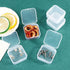 30pcs Square Transparent Jewelry Container, Plastic Makeup Bead Packaging Storage Box, Mini Clear Empty Case with Lid for Crafts, Jewelry, Hardwar...