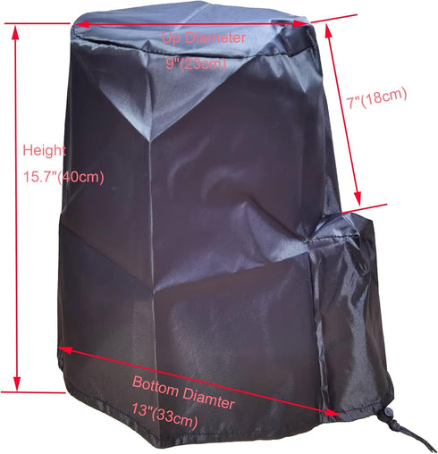 Cone Shape Airfryer Cover, Kitchen Appliance Dust Cover Compatible for Ninja AF161 Max XL Air Fryer Instant Pot, Or More Electric Pressure Cook Ri...
