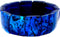 Natural Abalone Shell Stretchable Cuff Bracelet Set in Blue Resin Handmade Women Paua Jewelry DA492-B...