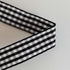 Black and White Wovon Edge Gingham Ribbon 25 Yard Each Roll 100% Polyester (5/8", Black)...