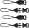 OP/TECH USA 1301082 Mini QD Loops - 1.5mm - System Connectors (Black) - Set for Cameras, Cell Phones & Binoculars...