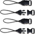 OP/TECH USA 1301082 Mini QD Loops - 1.5mm - System Connectors (Black) - Set for Cameras, Cell Phones & Binoculars...