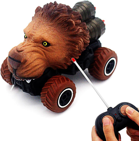 Tipmant Cute RC Car Remote Control Vehicle Toys Realistic Animal Kids Boys Girls Birthday Gifts (Lion)...