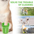 Dog Paw Cleaner, Portable Dog Paw Washer Pet Cleaning Silicone Brush with 3 Absorbent Towel, Pet Foot Cleaner for Small Breed Dogs(Green)...