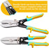 5 Blade Sheet Metal Hand Crimper for Venting Work/Ductwork/HVAC Downspout Stove Pipe, Crimping 20ga Steel and 28ga Stainless Steel...