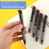 5 Pcs 3 in 1 Multicolor Ballpoint Pens, 0.7mm Black Blue Red Ink Rollerball Pen Soft Grip Retractable Fine Point Pens Multicolor Ink Pens for Jour...
