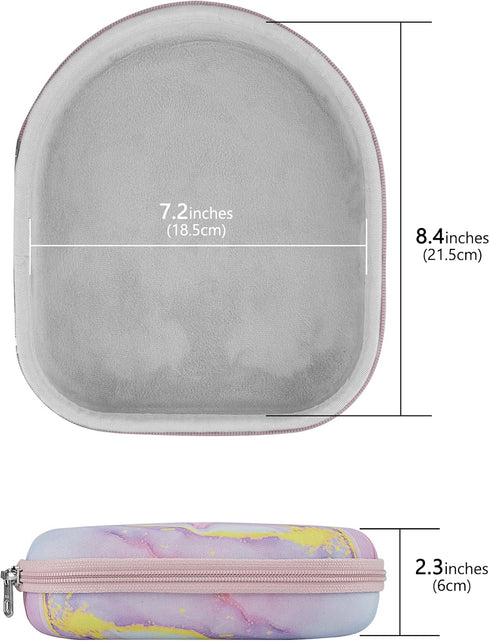 Geekria NOVA Headphones Case for Over-Ear Headphones, Replacement Hard Shell Travel Carrying Bag with Cable Storage Compatible with Soundcore, JBL...