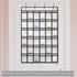 36 Clear Pockets Classroom Pocket Chart for Cell Phones, Pocket Chart for Calculator Phone Holder with 36 Number Stickers and Hooks (White)...