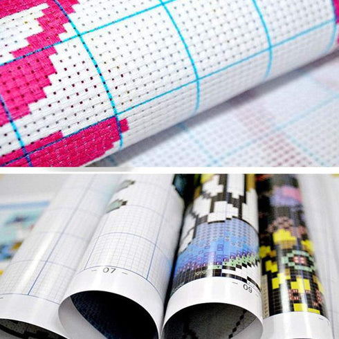 YANCONGLIDEYAN Cross Stitch DIY Hand Needlework Kits 11CT Stamped Cross Stitch Kits for Beginners Pre-Printed Embroidery Kit Pattern Rabbits...
