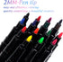 30 Fabric Markers Pens Set, 30 Colors Art Markers Set, Non Toxic, Indelible and Permanent Fabric Paint, Textile Marker Pen for T-shirt Fabric Bags...