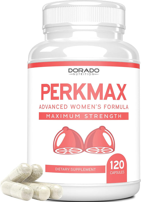 Breast Support Pills For Women (120 Count) - Boob & Bust Support Supplement - Fenugreek, Saw Palmetto, L-Tyrosine, Dong Quai & Fennel Seed Extract...