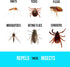 BUGGINS IV Performance - Insect Repellent - Mosquitoes, Gnats, Ticks, and Biting Flies, 25% DEET, Powdery Scent - 6 oz Continuous Spray Can...