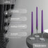 Candwax 10 inch Taper Candles Set of 4 - Dripless and Unscented Candlesticks - Perfect for Dinner and Household Decor - Purple Candles...
