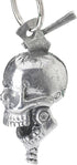 Guardian Bell Skull Bones Good Luck Bell w/Keyring & Black Velvet Gift Bag | Motorcycle Bell | Lead-Free Pewter | Made in USA...