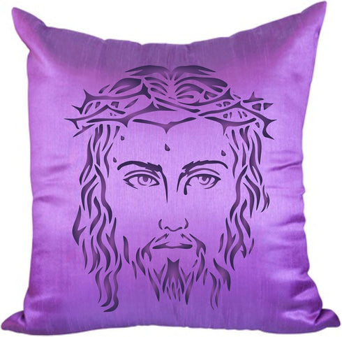 Jesus Stencil, 6.5 x 7.5 inch (S) - Christian Catholic Religious Crown of Thorns Stencils for Painting Template...