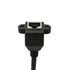 SinLoon RJ45 Ethernet Adapter Cable 90 Degree Downward Male to Famale Ethernet Switch Adapter Cable for CAT 5/CAT 6 LAN Ethernet Socket Connector ...