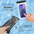 2 Pack Waterproof Phone Pouch, Waterproof Phone Case for iPhone15/14/13/12/11 Pro Max Plus Samsung, IPX8 3D Design Cellphone Dry Bag Beach Cruise ...