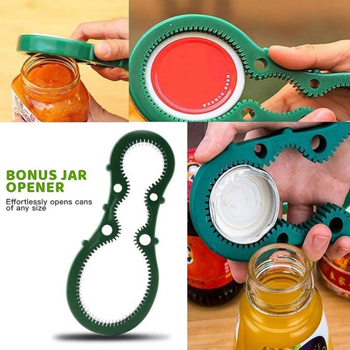 Yinuoday Electric Can Opener with Manual Bottle Opener Battery Operated Handheld Can Opener Smooth Edge Automatic Can Opener for Most Sized Cans...