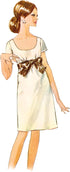 Simplicity Misses' Vintage 1960's Collarless Dress Sewing Pattern Packet, Design Code S9884, Sizes 6-8-10-12-14...