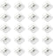 yueton 20PCS Clear Self Adhesive Clips Plastic Photo Clips Wall Clips Adhesive Spring Clips for Paper Flag Hanger, Poster Home Office Rope...
