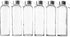 Epica glass bottles with lids – 18oz glass water bottles, reusable juice bottle with lids for storing juices, reusable water bottle durable set of...
