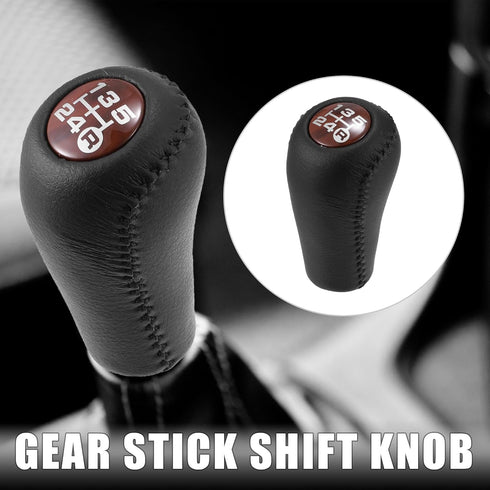 X AUTOHAUX Car Manual Gear Stick Shift Knob 5 Gear for Toyota 4Runner 1991-2001 Pickup SR5 6 Cyl 3.0L 1991-1995 Car Shift Head Faux Leather...