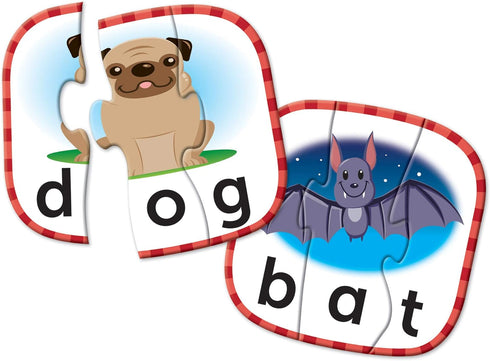 Learning Resources 3-Letter Word Puzzle Cards, Kindergarten Readniness, Self Correcting Puzzles, Ages 3+...