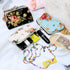 Honbay 4PCS Canvas Floral Rose Flower Coin Purse Kiss Lock Change Purse Vintage Trinkets Pouch Small Women Wallet Clutch Purse...