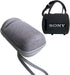 Silicone Cover and Hard Case for Sony SRS-XB13/XB100 Extra BASS Wireless Portable Compact Speaker, Carrying Cover Case for Sony SRS XB13 Speaker A...