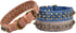 Mushrooms Spiked Rivet Studded Adjustable Pu Leather Pet Collars for Cats Puppy Dogs (14.2"-18.1" Neck, A Brown)...