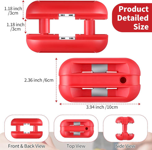 Edge Banding Trimmer, Hand Planer Edge Quad Trimmer with Tungsten Carbide Blades, Laminate Veneer Edge Trimmer, PVC Plywood Melamine Wood Manual E...