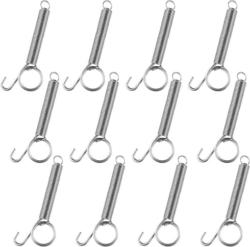 Lockable Spring Cage Latch for Pet Doors, 8.5cm, Silver...