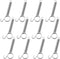 Lockable Spring Cage Latch for Pet Doors, 8.5cm, Silver...