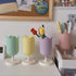 Tulip Pen Holder for Desk Cute Organizer Desk Organizer Makeup Brush Holder Girl, Ladies (Purple)...